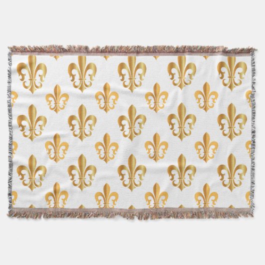Pure Gold Fleur de Lis Deken (Voorkant)