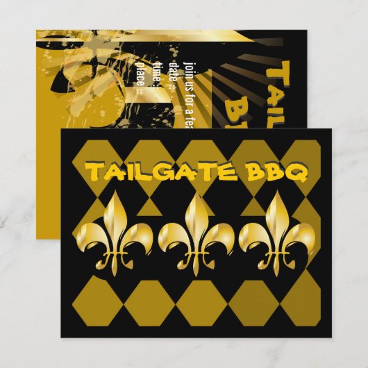 Pure Gold Fleur de Lis Kaart (Voorkant / Achterkant)