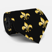 Pure Gold Fleur de Lis Stropdas (Opgerold)