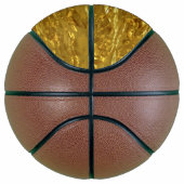 PURE GOLD FOIL Patroon + jouw tekst / foto Mini Basketbal (Rechts)