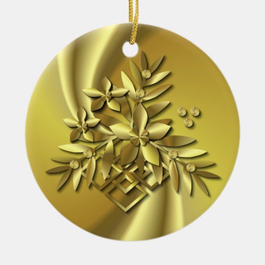 Pure Gold Keramisch Ornament (Voorkant)