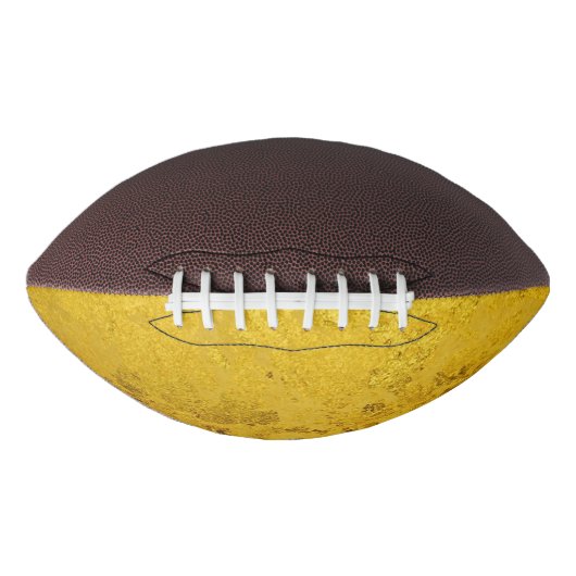 PURE GOLD LEAF Patroon + jouw tekst / foto American Football (Voorkant)