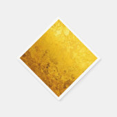 PURE GOLD LEAF Patroon + jouw tekst / foto Servetten (Hoek)
