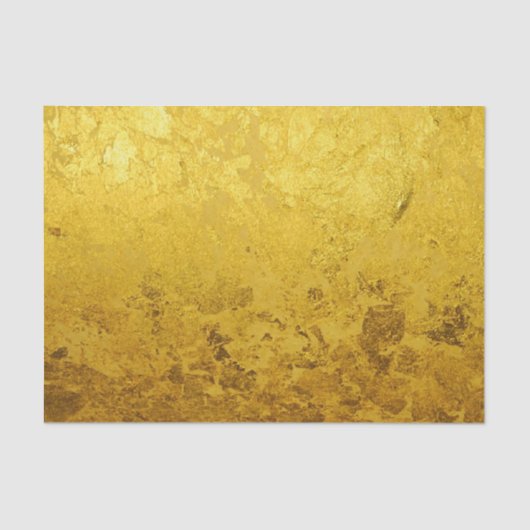 PURE GOLD LEAF Patroon + jouw tekst / foto Tissuepapier (Voorkant)