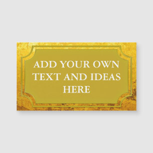 PURE GOLD LEAF Patroon + jouw tekst / ideeën