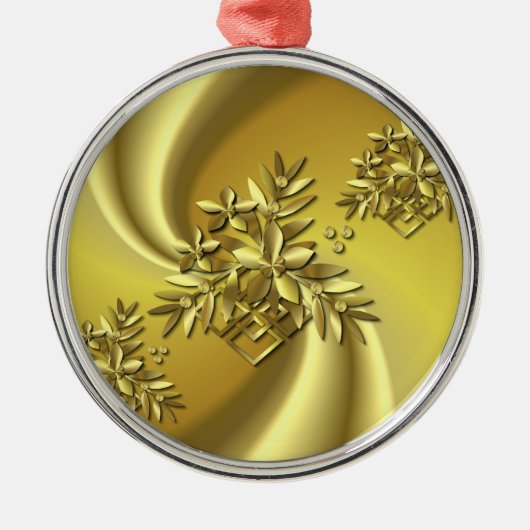 Pure Gold Metalen Ornament (Voorkant)