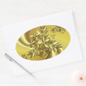 Pure Gold Ovale Sticker (Envelop)