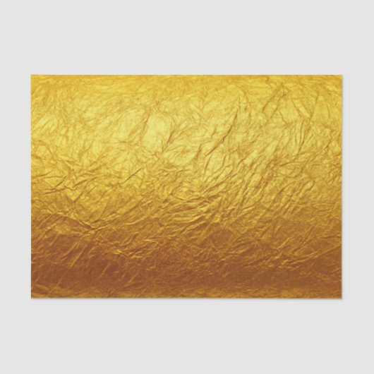 PURE GOLD PAPER Patroon + jouw tekst / foto Tissuepapier (Voorkant)