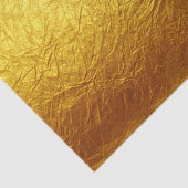 PURE GOLD PAPER Patroon + jouw tekst / foto Tissuepapier (Detail)
