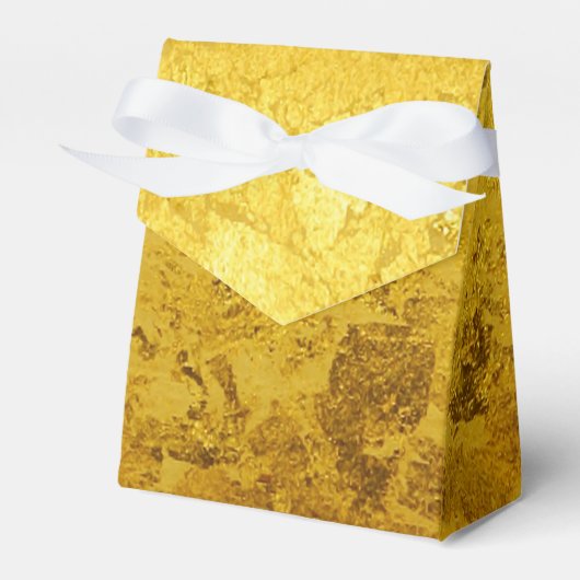 PURE GOLD-patroon / goudblad Bedankdoosjes (Voorkant Zijde)