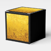 PURE GOLD-patroon / goudblad Bedankdoosjes (Voorkant Zijde)