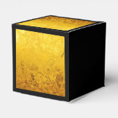 PURE GOLD-patroon / goudblad Bedankdoosjes (Achterkant)