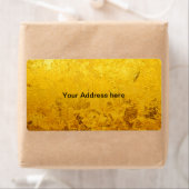 PURE GOLD-patroon / goudblad Etiket (Insitu)