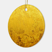 PURE GOLD-patroon / goudblad Keramisch Ornament (Links)