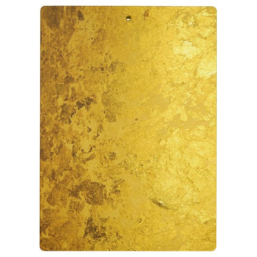 PURE GOLD-patroon / goudblad Klembord (Achterkant)