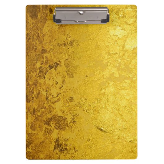 PURE GOLD-patroon / goudblad Klembord (Voorkant)