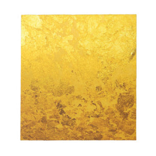 PURE GOLD-patroon / goudblad Notitieblok