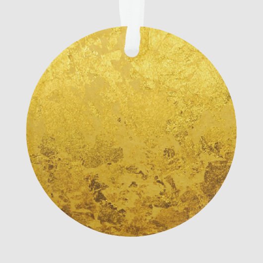 PURE GOLD-patroon / goudblad Ornament (achterkant)