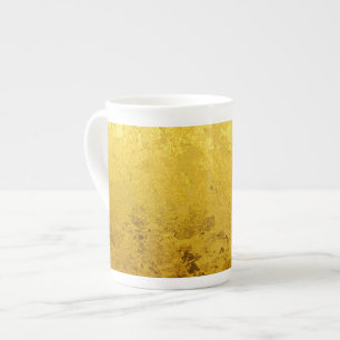 PURE GOLD-patroon / goudblad Porselein Kop
