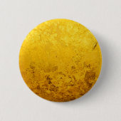 PURE GOLD-patroon / goudblad Ronde Button 5,7 Cm (Voorkant)