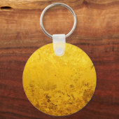 PURE GOLD-patroon / goudblad Sleutelhanger (Voorkant)