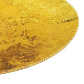PURE GOLD-patroon / goudblad Snijplank (Hoek)