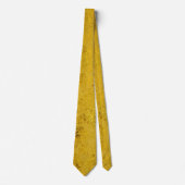 PURE GOLD-patroon / goudblad Stropdas (Voorkant)