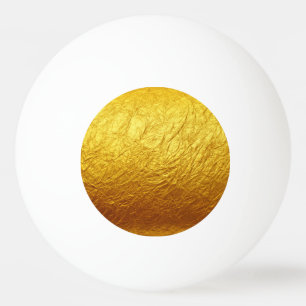 PURE GOLD-patroon / goudpapier Pingpongbal