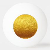 PURE GOLD-patroon / goudpapier Pingpongbal (Voorkant)