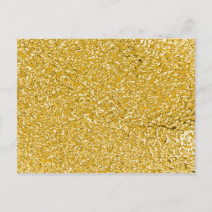 PURE GOLD Splatter Patroon + jouw tekst Briefkaart