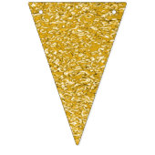 PURE GOLD Splatter Patroon + jouw tekst / foto Vlaggetjes (Derde vlag)