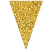 PURE GOLD Splatter Patroon + jouw tekst / foto Vlaggetjes (Tweede vlag)