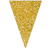 PURE GOLD Splatter Patroon + jouw tekst / foto Vlaggetjes (Eerste vlag)