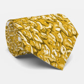 PURE GOLD Splatter Patroon + uw ideeën Stropdas (Opgerold)