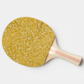 PURE GOLD Splatter Sparkles + uw afbeelding of tek Tafeltennisbatje (Zijkant)