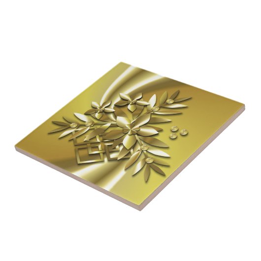 Pure Gold Tegeltje (Zijkant)