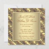 Pure Gold Wedding Kaart (Voorkant)