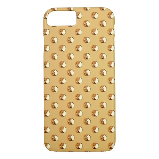 PURE GOLDEN PEARLS Patroon + jouw tekst/foto Case-Mate iPhone Case (Achterkant)