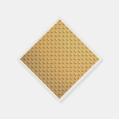 PURE GOLDEN PEARLS Patroon + jouw tekst/foto Servetten (Hoek)