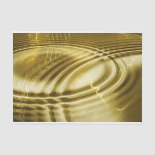 PURE GOLDEN WAVES soft Pattern + jouw tekst/foto Tissuepapier (Voorkant)