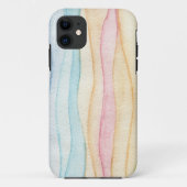 pure golven van pastkleurige kleuren die stijlvol Case-Mate iPhone case (Achterkant)