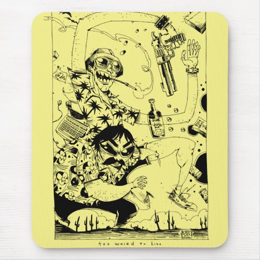 Pure Gonzo Mousepad Muismat (Voorkant)