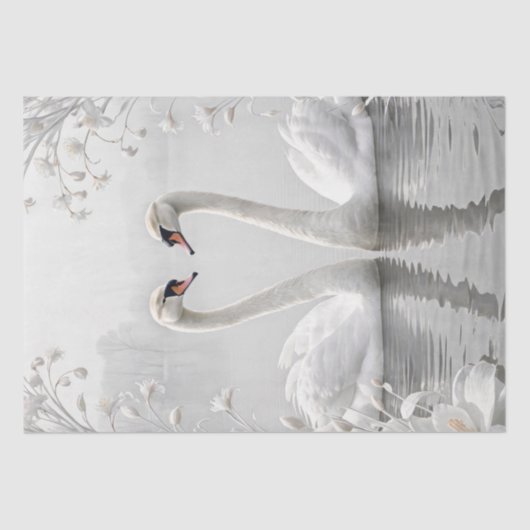 Pure Grace op vrij water - Decoupage - Tissuepapier (Voorkant)