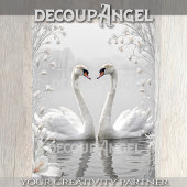 Pure Grace op vrij water - Decoupage - Tissuepapier