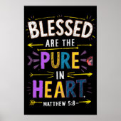 Pure hart zegeningen poster (Voorkant)