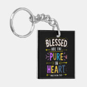 Pure hart zegeningen sleutelhanger (Voorkant Links)