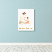 Pure Hearts Bright Light Canvas Afdruk (Insitu (Houten vloer))