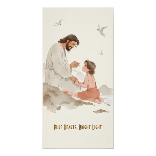Pure Hearts Bright Light  Perfect Poster (Voorkant)