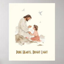 Pure Hearts Bright Light  Poster