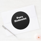 Pure Hedonist Ronde Sticker (Envelop)